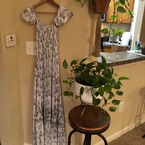 Beautiful Boho Maxi Dress - bead details